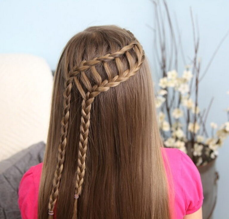 Warkocze „Niezwykły wodospad” i „Koronka z kos”