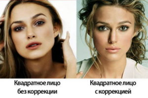 Корректирующий макияж под разные формы лица