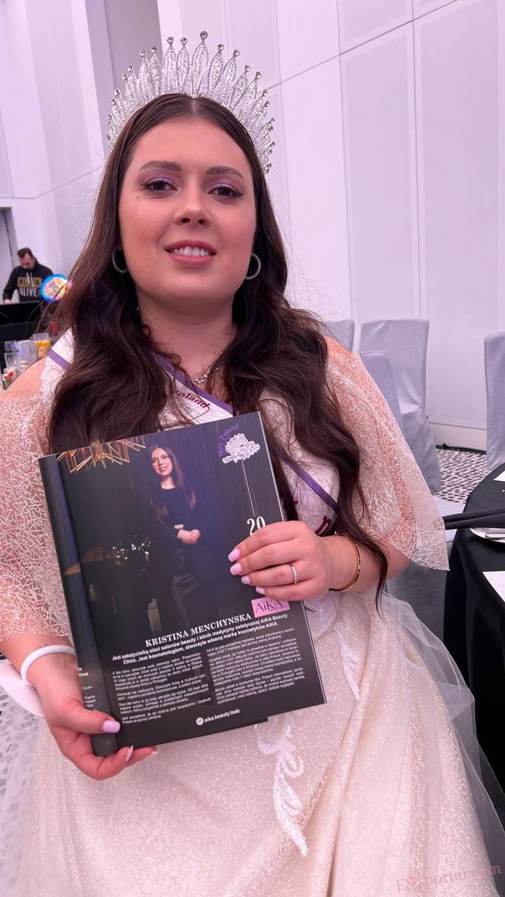 Ілюстрація до теми: Крістіна Менчинська: фіналістка Mrs. Poland International 2024, підприємниця та власниця мережі AiKA Beauty Clinic